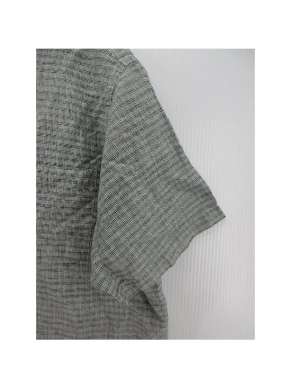 VGT Polo Ralph Lauren Golf Shirt XL Clayton Linen Blend Button Up Plaid